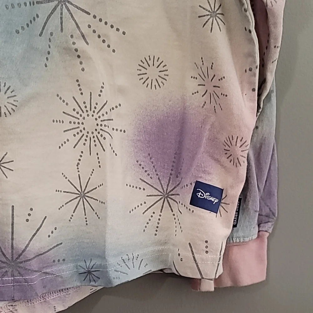 Disney Spirit Jersey 100th anniversary Pastel Tie-Dye long sleeve shirt size XXL - Picture 10 of 12